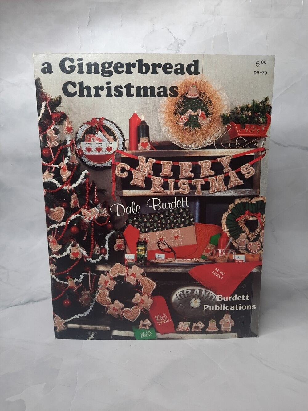 1986 Burdett Cross Stitch Leaflet A Gingerbread Christmas